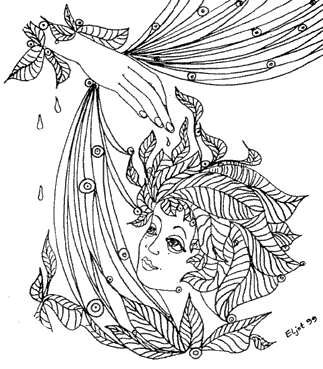 Zeichnung von Elfie Hartmann